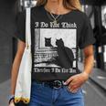 私はそうは思わないから黒猫は哲学者じゃない Tシャツ 彼女への贈り物