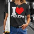 私はテレサが大好きです Tシャツ 彼女への贈り物