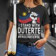 私はドゥテルテを支持します。私は何の理由もなくフィリピン人ではありません-無料prrd Tシャツ 彼女への贈り物