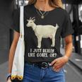 私は本当にヤギが好きです Tシャツ 彼女への贈り物