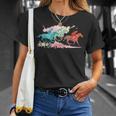 競馬 乗馬 トラックレース ロデオ 乗馬 ライダー Tシャツ 彼女への贈り物