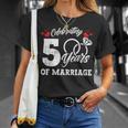 結婚5周年記念マッチング・ギフト Tシャツ 彼女への贈り物