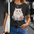 美しいラグドール猫 Tシャツ 彼女への贈り物