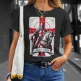 聖ジョージの日 4月23日 愛国的な衣装のアイデア イギリス Tシャツ 彼女への贈り物
