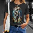 聖ミカエル大天使 – 聖なるステンドグラス – キリスト教 Tシャツ 彼女への贈り物