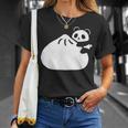 肉まんとパンダ かわいい チャイナ Pork Bunpanda Tシャツ 彼女への贈り物