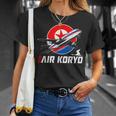 航空高麗 北朝鮮航空母艦 ソビエトツポレフ キム・ジョン Tシャツ 彼女への贈り物