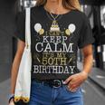 花火とケーキ I Can't Keep Calm It's My 50Th Birthday Tシャツ 彼女への贈り物