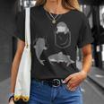 袋に入った魚 ナマズ Tシャツ 彼女への贈り物