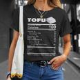 豆腐栄養成分 おもしろ食品 ビーガン ベジタリアンプロテイン Tシャツ 彼女への贈り物