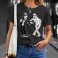 道化師のココと幽霊の踊り Tシャツ 彼女への贈り物