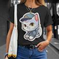 郵便配達員、Dps 配達員の猫を削除 Tシャツ 彼女への贈り物
