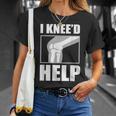 面白いacl膝手術 I Kneed Help 膝半月板ギフト Tシャツ 彼女への贈り物