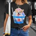 面白いtシャツ コーギー かき氷 イヌ メンズ 犬好き グッズ かわいい おもしろ 面白い 服 ネタ 夏 Tシャツ 彼女への贈り物