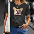 面白いtシャツ コーギー ポケット イヌ わんこ メンズ 犬好き グッズ おもしろ 面白い 服 ネタ Tシャツ 彼女への贈り物