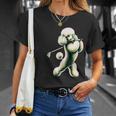面白いtシャツ トイプードル ゴルフ イヌ メンズ 犬好き グッズ かわいい おもしろ 面白い 服 ネタ Tシャツ 彼女への贈り物