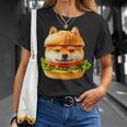 面白いtシャツ 柴犬 犬 イヌ ハンバーガー メンズ 犬好き グッズ かわいい おもしろ 面白い 服 ネタ Tシャツ 彼女への贈り物