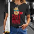 面白いかわいいスーパーポテトアニメ衣装グラフィックデザイン。 Tシャツ 彼女への贈り物