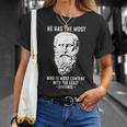 面白いクラシカルギリシャ語引用 ディオゲネスからアレクサンダーへ The Tシャツ 彼女への贈り物