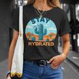 面白いサボテンの水やり-水分補給 Tシャツ 彼女への贈り物