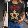 面白いストレンジャー・ピザ・シングス Tシャツ 彼女への贈り物