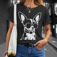 面白いチワワ サングラス チワワ Tシャツ 彼女への贈り物