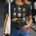 面白い太陽系-プラネット・スウィート・チルドレン物理学者 Tシャツ 彼女への贈り物