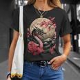 黒龍 桜 日本 美学 日本龍 Tシャツ 彼女への贈り物