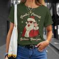Santa's Favorite ソフトウェア開発者 面白いクリスマスサンタ Tシャツ 彼女への贈り物