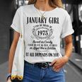Im 1月ガール 1975年 1月生まれ 1975年 1月少女 Tシャツ 彼女への贈り物