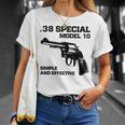 38 スペシャルモデル 10 リボルバー ファン Tシャツ 彼女への贈り物