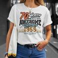 70歳の誕生日 ヴィンテージ 1955 70 Years Of Being Awesome レトロ Tシャツ 彼女への贈り物