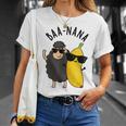 Baa-Nana おもしろバナナ羊しゃれ Tシャツ 彼女への贈り物