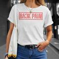 Back Pain In This Area On The Back Tシャツ 彼女への贈り物