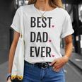 Best Dad Ever シャツ Daddy 父の日 Tシャツ 彼女への贈り物