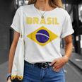 Brasilブラジルブラジル国旗 Tシャツ 彼女への贈り物
