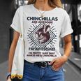 Chinchillas Are Awesome 面白いチンチラママパパ Tシャツ 彼女への贈り物
