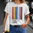 Colors Of Love Lgbt Flag Pride Month トランスジェンダー レインボーtシャツ Tシャツ 彼女への贈り物