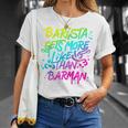 Cool Barista Gets More Likes Than Barman、バリスタ、バーマンより 長袖tシャツ Tシャツ 彼女への贈り物