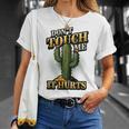 Don't Touch Me It Hurts – サボテンの反社会的ユーモア Tシャツ 彼女への贈り物