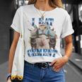 I Eat セメント 呪われた猫 面白い 奇妙な特定 ダンク ミーム 長袖tシャツ Tシャツ 彼女への贈り物