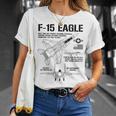 F-15 イーグル戦闘機 ジェット仕様 軍用飛行機 F15 イーグル Tシャツ 彼女への贈り物