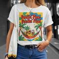 Feelin' Pine Feelin' Fine パイナップル トロピカル ビーチ 楽しい Tシャツ 彼女への贈り物