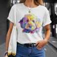 Goldendoodle ギフト ラブラドゥードル Cockapoo Mom カラフル ポップアート Tシャツ 彼女への贈り物