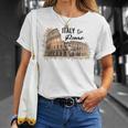 Italia Coliseo Roma Italia Amantes Hombres Es Niños Camiseta unisex Regalos para ella