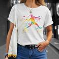 Javelin Throwe Colorsplash キッズ やり投げ Tシャツ 彼女への贈り物