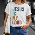 Jesus Is My Lord – Christian Faithintage Graphic Tシャツ 彼女への贈り物