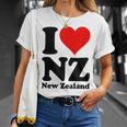 I Love Heart ニュージーランド Nz キウイマオリ文化 Tシャツ 彼女への贈り物