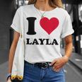 I Love Layla Tシャツ 彼女への贈り物