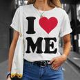 I Love Me Tシャツ 彼女への贈り物